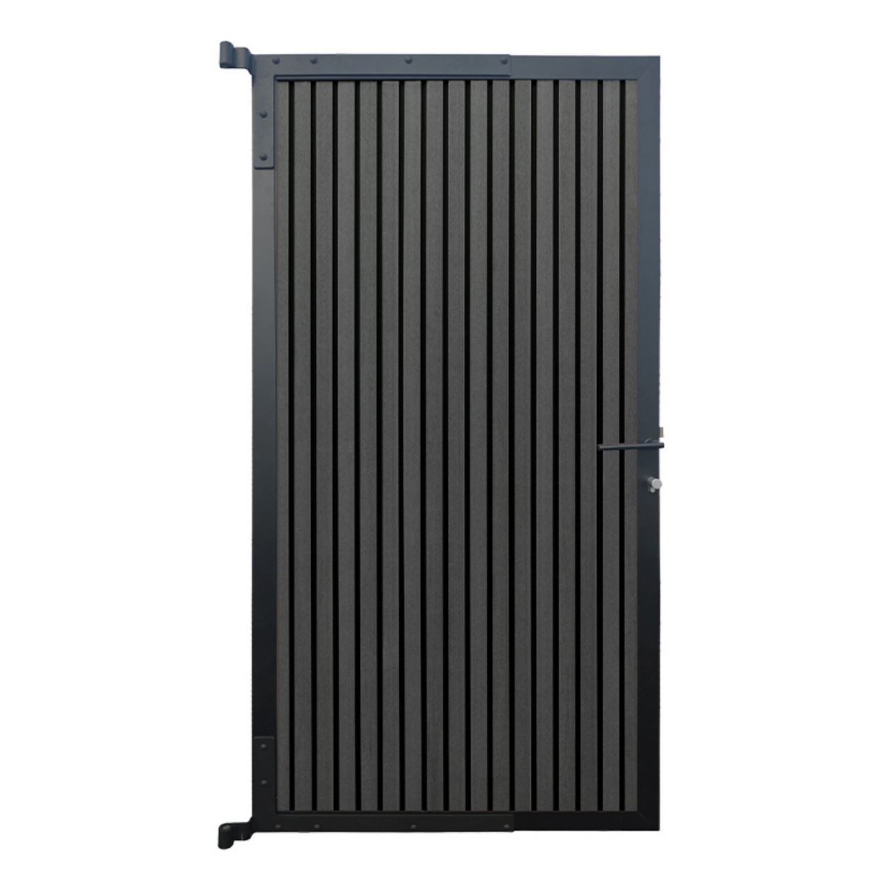 Elephant Tuindeur Dark Line Stripes Antraciet 90x180cm